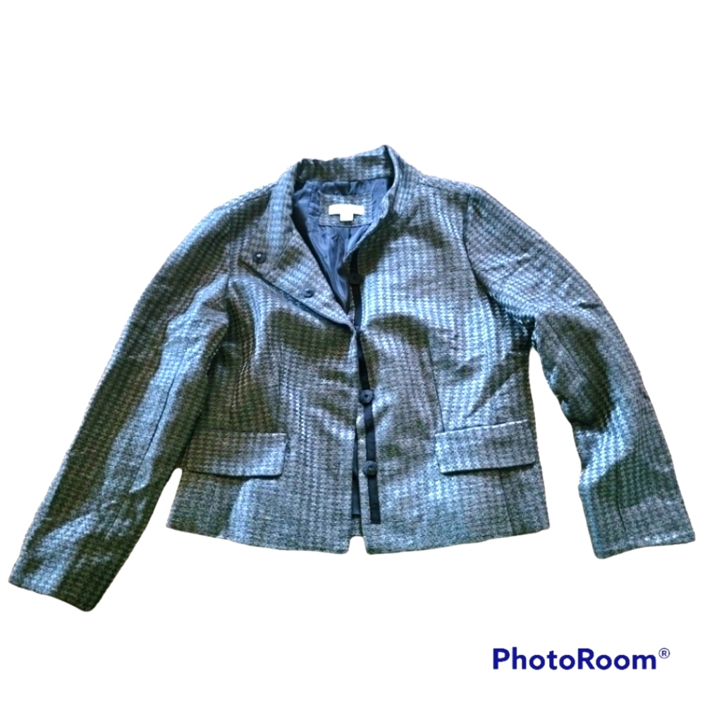 💥COLDWATER CREEK,💥SIZE 12 SHINEY/SHIMMERS, BLAZER, LIGHT JACKET STEAMPUNK, 💥